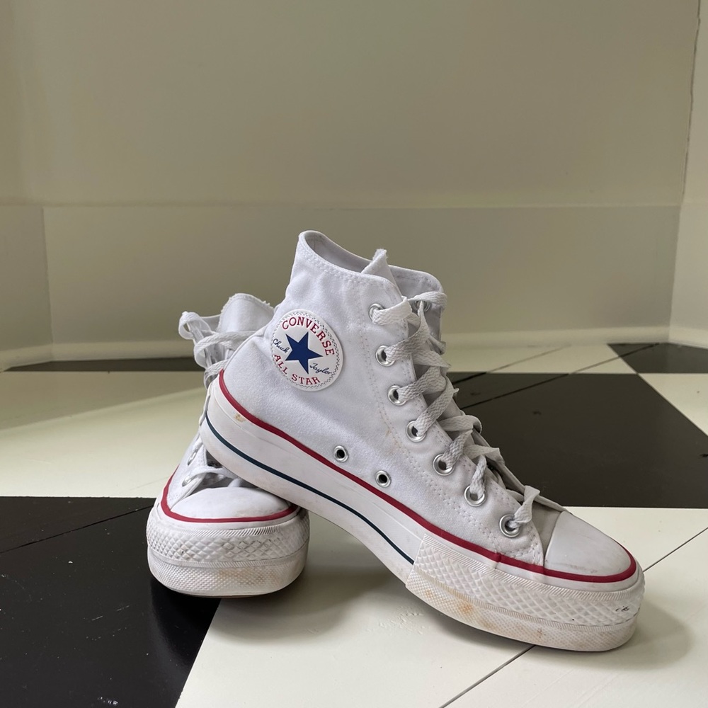 Women’s Converse Lift high top custom size 7